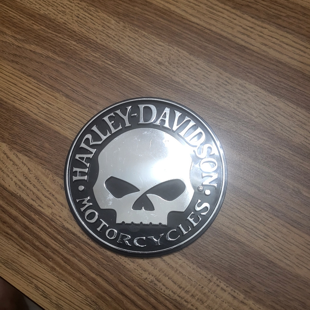 Harley Davidson name plate